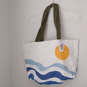 ALOHA Collection Holo Holo Soleil Women's Tote Bag - Blue and Yellow